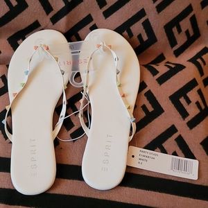 ESPRIT Rainbow Studded Flip Flops